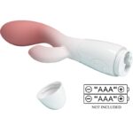 PRETTY LOVE - BRIGHTY VIBRADOR PUNTO G + ESTIMULADOR CLÍTORIS 30 VIBRACIONES ROSA - Imagen 5