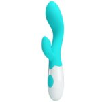 Imagen del artículo erótico PRETTY LOVE - BRIGHTY VIBRADOR PUNTO G VERDE AGUA de PRETTY LOVE FLIRTATION en la sección JUGUETES BIENESTAR |Vibradores|Vibradores Punto G de Millenial Sexshop.