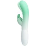 Imagen del artículo erótico PRETTY LOVE - CERBERUS VIBRADOR RABBIT 3O VIBRACIONES VERDE de PRETTY LOVE en la sección JUGUETES BIENESTAR |Vibradores|Vibradores Rabbit de Millenial Sexshop.