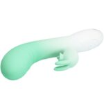 PRETTY LOVE - CERBERUS VIBRADOR RABBIT 3O VIBRACIONES VERDE - Imagen 5