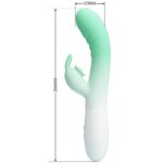 PRETTY LOVE - CERBERUS VIBRADOR RABBIT 3O VIBRACIONES VERDE - Imagen 6