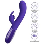 PRETTY LOVE - CERBERUS YOUTH VIBRADOR RABBIT VIOLETA - Imagen 8