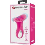 PRETTY LOVE - CLYDE VIBRADOR ORAL LENGUA VIBRADORA 12 VIBRACIONES ROSA - Imagen 10