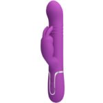 Imagen del artículo erótico PRETTY LOVE - COALE VIBRADOR RABBIT MULTIFUNCIÓN 4 EN 1 MORADO de PRETTY LOVE en la sección JUGUETES BIENESTAR |Vibradores|Vibradores Rabbit de Millenial Sexshop.