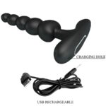 PRETTY LOVE - CORBAN VIBRADOR ANAL 10 VIBRACIONES NEGRO - Imagen 8