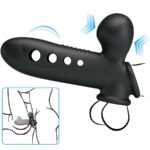 PRETTY LOVE - CRANE FUNDA PARA PENE CON AIRBAG NEGRO - Imagen 11