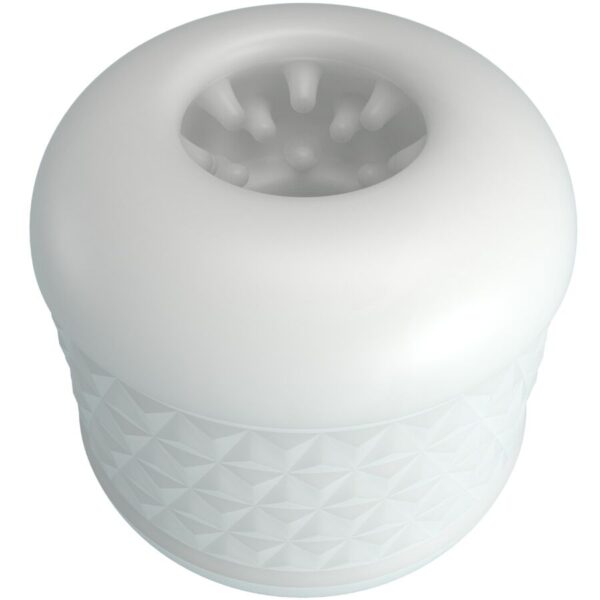 Imagen del artículo erótico PRETTY LOVE - CRYSTLE MASTURBADOR MASCULINO BLANCO de PRETTY LOVE MALE en la sección JUGUETES BIENESTAR |Juguetes para Hombres|Masturbadores varios de Millenial Sexshop.