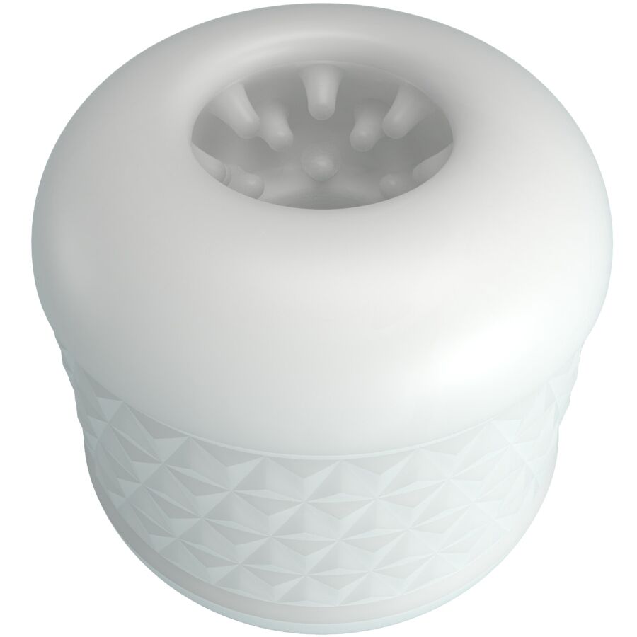 Imagen del artículo erótico PRETTY LOVE - CRYSTLE MASTURBADOR MASCULINO BLANCO de PRETTY LOVE MALE en la sección JUGUETES BIENESTAR |Juguetes para Hombres|Masturbadores varios de Millenial Sexshop.