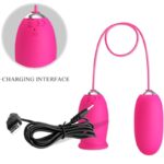 PRETTY LOVE - DAISY HUEVO VIBRADOR + LENGUA ESTIMULADORA DE CLÍTORIS ROSA - Imagen 7