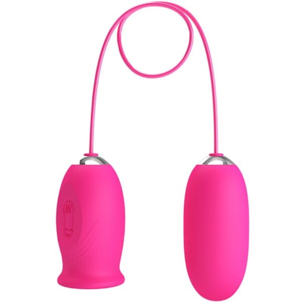 Imagen del artículo erótico PRETTY LOVE - DAISY HUEVO VIBRADOR + LENGUA ESTIMULADORA DE CLÍTORIS ROSA de PRETTY LOVE en la sección JUGUETES BIENESTAR |Juguetes para Mujeres|Estimuladores|Huevos vibradores de Millenial Sexshop.