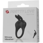 Imagen del artículo erótico PRETTY LOVE - DAVION ANILLO VIBRADOR RABBIT de PRETTY LOVE en la sección JUGUETES BIENESTAR |Juguetes para Hombres|Accesorios para el pene|Anillos Pene|Anillos con Vibración de Millenial Sexshop.