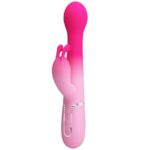 PRETTY LOVE - DEJON VIBRADOR RABBIT 3 EN 1 MULTIFUNCIÓN ROSA - Imagen 2