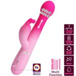 Imagen del artículo erótico PRETTY LOVE - DEJON VIBRADOR RABBIT 3 EN 1 MULTIFUNCIÓN ROSA de PRETTY LOVE en la sección JUGUETES BIENESTAR |Vibradores|Vibradores HI-TECH de Millenial Sexshop.