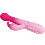 PRETTY LOVE - DEJON VIBRADOR RABBIT 3 EN 1 MULTIFUNCIÓN ROSA - Imagen 4