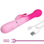 PRETTY LOVE - DEJON VIBRADOR RABBIT 3 EN 1 MULTIFUNCIÓN ROSA - Imagen 10
