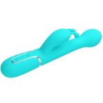 PRETTY LOVE - DEJON VIBRADOR RABBIT 3 EN 1 MULTIFUNCIÓN VERDE AGUA - Imagen 6