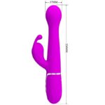 PRETTY LOVE - DEJON VIBRADOR RABBIT 3 EN 1 MULTIFUNCIÓN VIOLETA - Imagen 7