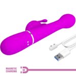 PRETTY LOVE - DEJON VIBRADOR RABBIT 3 EN 1 MULTIFUNCIÓN VIOLETA - Imagen 8
