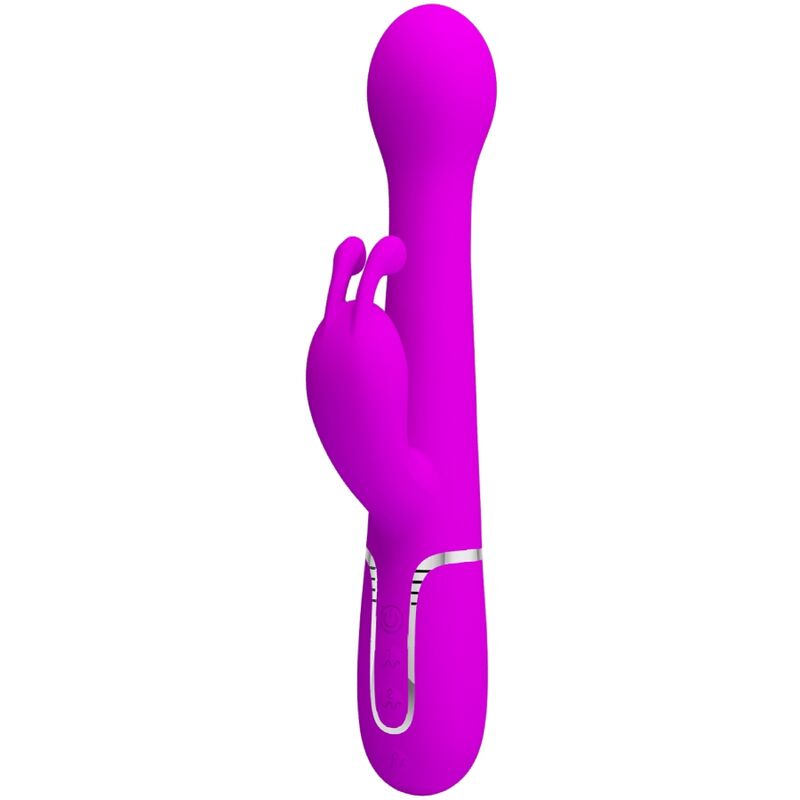 Imagen del artículo erótico PRETTY LOVE - DEJON VIBRADOR RABBIT 3 EN 1 MULTIFUNCIÓN VIOLETA de PRETTY LOVE FLIRTATION en la sección JUGUETES BIENESTAR |Vibradores|Vibradores Rabbit de Millenial Sexshop.