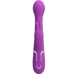 PRETTY LOVE - DEJON VIBRADOR RABBIT MULTIFUNCIÓN 3 EN 1 MORADO - Imagen 2