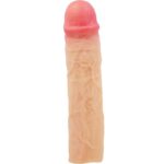 Imagen del artículo erótico PRETTY LOVE - DEREK FUNDA PENE CON EXTENSIÓN DE 7.6 CM NATURAL de PRETTY LOVE en la sección JUGUETES BIENESTAR |Juguetes para Hombres|Accesorios para el pene|Fundas Pene con Extensión de Millenial Sexshop.