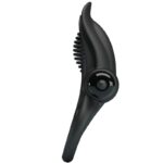 PRETTY LOVE - DOBLE ANILLO VIBRADOR + ESTIMULADOR CLÍTORIS 10 VIBRACIONES NEGRO - Imagen 2