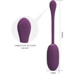 PRETTY LOVE - DOREEN HUEVO VIBRADOR RECARGABLE LILA - Imagen 4