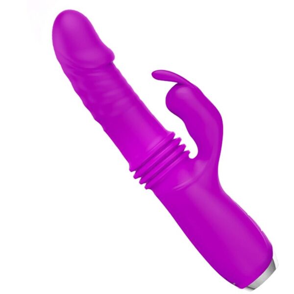 Imagen del artículo erótico PRETTY LOVE - DOROTHY VIBRADOR CONEJO RECARGABLE MORADO de PRETTY LOVE C-TYPE en la sección JUGUETES BIENESTAR |Vibradores|Vibradores Rabbit de Millenial Sexshop.