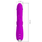 PRETTY LOVE - DOROTHY VIBRADOR CONEJO RECARGABLE MORADO - Imagen 9