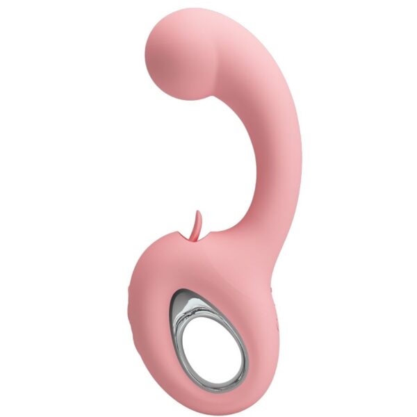 Imagen del artículo erótico PRETTY LOVE - ERYNNYES VIBRADOR PUNTO G + ESTIMULADOR CLÍTORIS 10 VIBRACIONES ROSA de PRETTY LOVE SMART en la sección JUGUETES BIENESTAR |Vibradores|Vibradores HI-TECH de Millenial Sexshop.