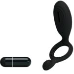 Imagen del artículo erótico PRETTY LOVE - ETHEL ANILLO VIBRADOR CON ESTIMULADOR de PRETTY LOVE MALE en la sección JUGUETES BIENESTAR |Juguetes para Hombres|Accesorios para el pene|Anillos Pene|Anillos con Vibración de Millenial Sexshop.