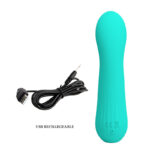 PRETTY LOVE - FAUN VIBRADOR RECARGABLE VERDE AGUA - Imagen 8