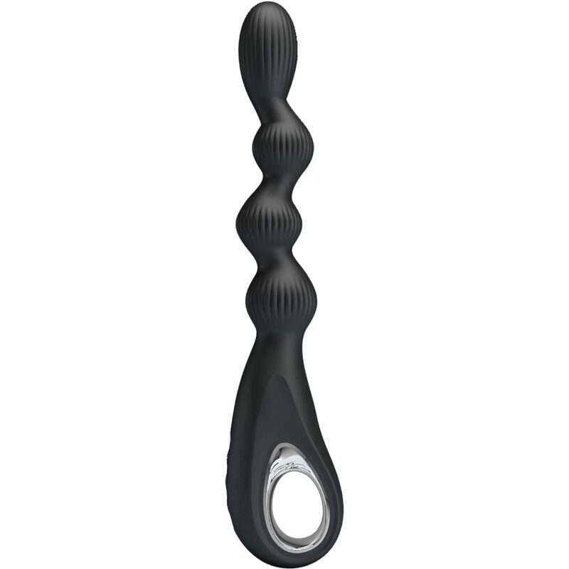 Imagen del artículo erótico PRETTY LOVE - FEDERER VIBRADOR ANAL 12 VIBRACIONES NEGRO de PRETTY LOVE en la sección JUGUETES BIENESTAR |Vibradores|Vibradores HI-TECH de Millenial Sexshop.