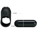 PRETTY LOVE - FLIRTATION DEDAL CON VIBRACIÓN STEWARD NEGRO - Imagen 6