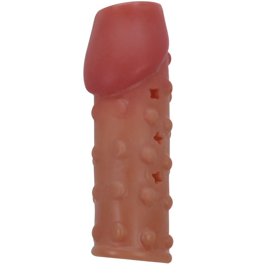 Imagen del artículo erótico PRETTY LOVE - FUNDA PARA PENE APRETADA Y VOLUMINIZADORA NATURAL de PRETTY LOVE MALE en la sección JUGUETES BIENESTAR |Juguetes para Hombres|Accesorios para el pene|Fundas Pene sin extensión de Millenial Sexshop.