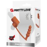 PRETTY LOVE - FUNDA PARA PENE CON PLUG ANAL NATURAL - Imagen 7