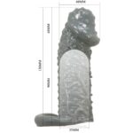 PRETTY LOVE - FUNDA REALÍSTICA ALARGADORA Y RETARDANTE PARA PENE MODELO 2 GRIS - Imagen 7