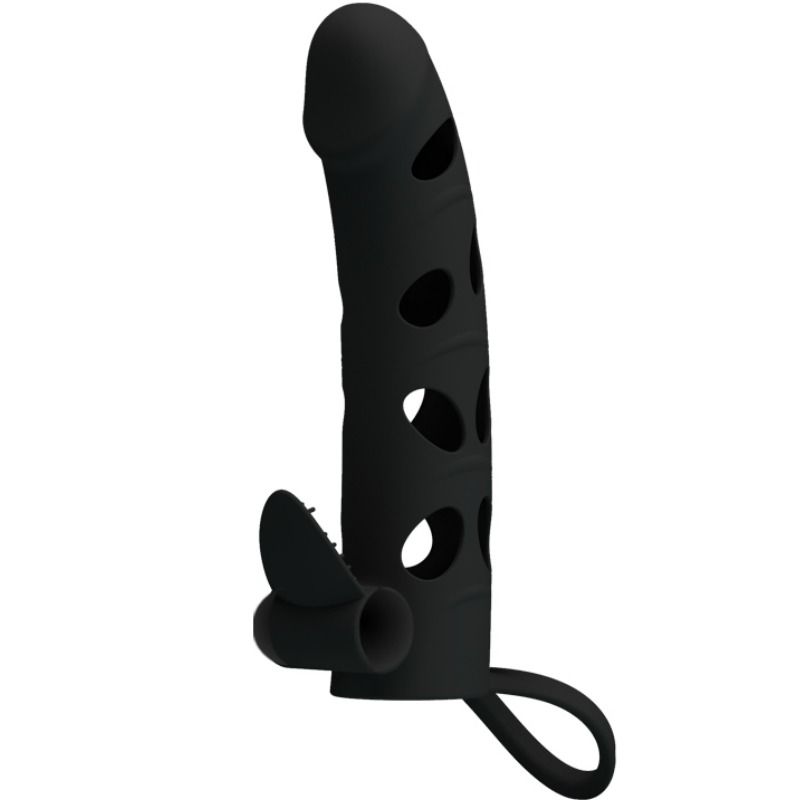 Imagen del artículo erótico PRETTY LOVE - FUNDA SILICONA CON VIBRACIÓN 15.2 CM de PRETTY LOVE MALE en la sección JUGUETES BIENESTAR |Juguetes para Hombres|Accesorios para el pene|Fundas Pene sin extensión de Millenial Sexshop.