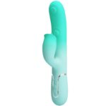 PRETTY LOVE - GIGI VIBRADOR RABBIT MULTIFUNCIÓN VERDE AGUA - Imagen 2