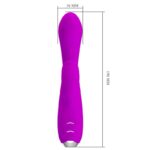 PRETTY LOVE - GLORIA VIBRADOR CONEJO RECARGABLE-IMPERMEABLE MORADO - Imagen 7