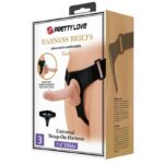 PRETTY LOVE - HARNESS BRIEFS ARNÉS UNIVERSAL CON DILDO KEVIN 19 CM NATURAL - Imagen 9