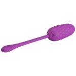 PRETTY LOVE - HUEVO VIBRADOR CON TEXTURA MARINA RECARGABLE MORADO - Imagen 2