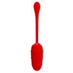 PRETTY LOVE - HUEVO VIBRADOR CON TEXTURA MARINA RECARGABLE ROJO - Imagen 5