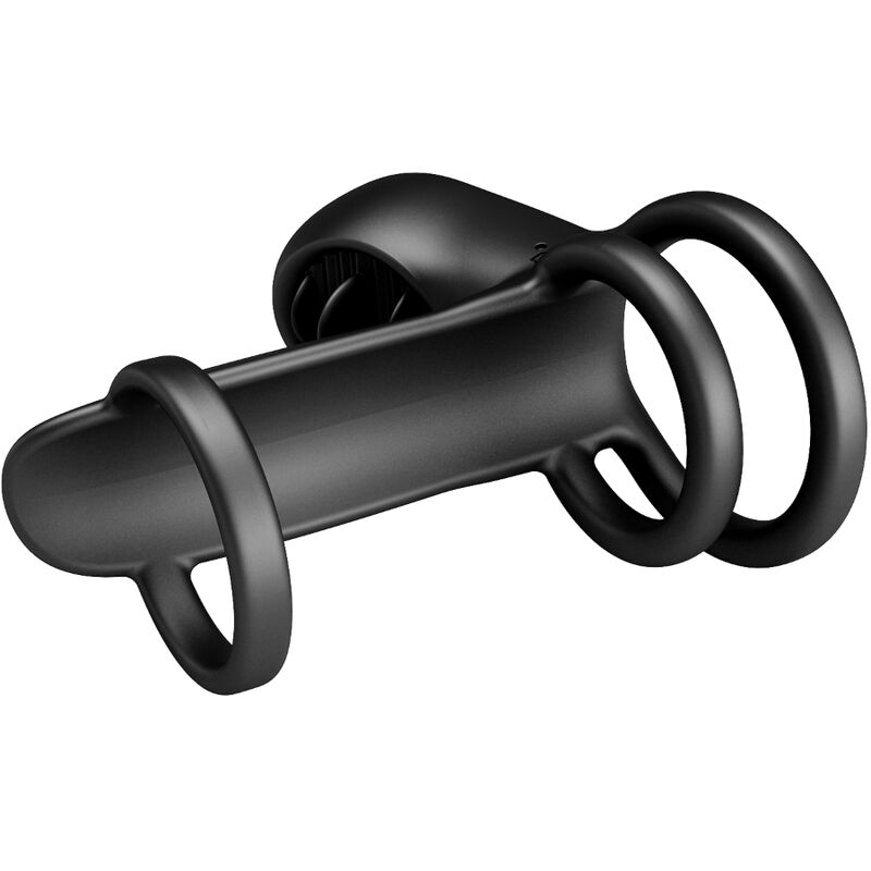 Imagen del artículo erótico PRETTY LOVE - JAMMY FUNDA DE PENE 12 VIBRACIONES CON LENGUA RECARGABLE SILICONA de PRETTY LOVE MALE en la sección JUGUETES BIENESTAR |Juguetes para Hombres|Accesorios para el pene|Anillos Pene|Anillos con Vibración de Millenial Sexshop.