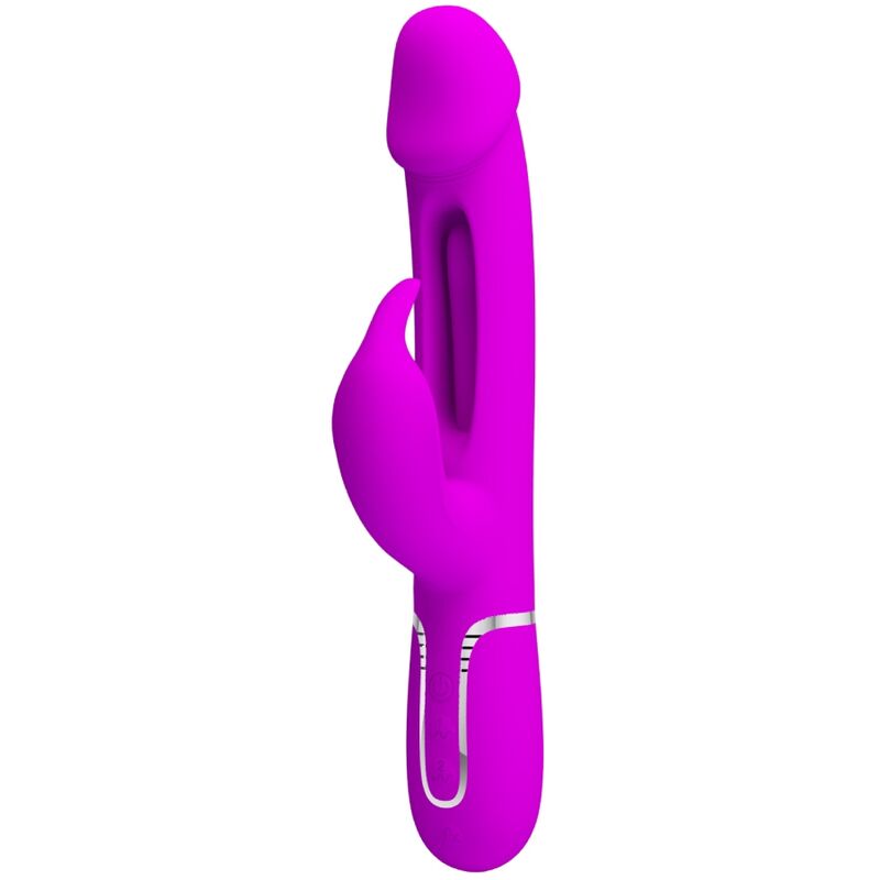 Imagen del artículo erótico PRETTY LOVE - KAMPAS VIBRADOR RABBIT 3 EN 1 MULTIFUNCIÓN CON LENGUA FUCSIA de PRETTY LOVE FLIRTATION en la sección JUGUETES BIENESTAR |Vibradores|Vibradores Rabbit de Millenial Sexshop.