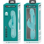 PRETTY LOVE - KAMPAS VIBRADOR RABBIT 3 EN 1 MULTIFUNCIÓN CON LENGUA VERDE AGUA - Imagen 11
