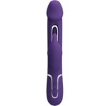 PRETTY LOVE - KAMPAS VIBRADOR RABBIT 3 EN 1 MULTIFUNCIÓN CON LENGUA VIOLETA - Imagen 3