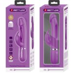 PRETTY LOVE - KAMPAS VIBRADOR RABBIT MULTIFUNCIÓN 3 EN 1 MORADO - Imagen 8