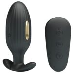 PRETTY LOVE - KELLY PLUG ANAL VIBRADOR RECARGABLE NEGRO - Imagen 2