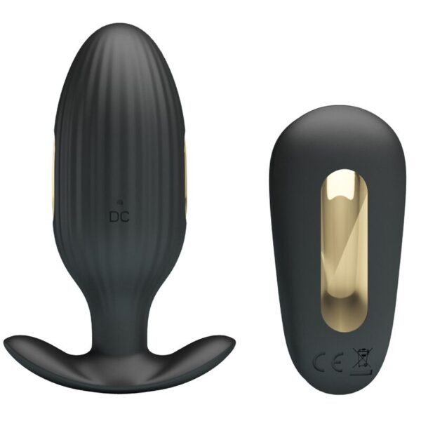 Imagen del artículo erótico PRETTY LOVE - KELLY PLUG ANAL VIBRADOR RECARGABLE NEGRO de PRETTY LOVE BOTTOM en la sección JUGUETES BIENESTAR |Anal|Plugs Anales de Millenial Sexshop.